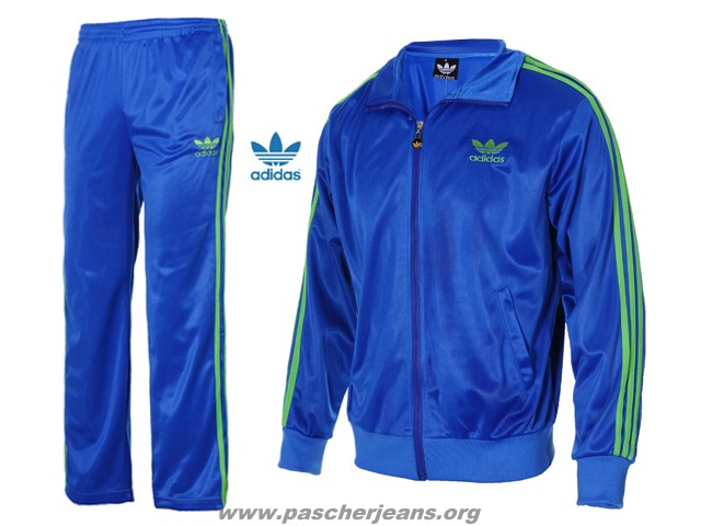survetement adidas bleu homme